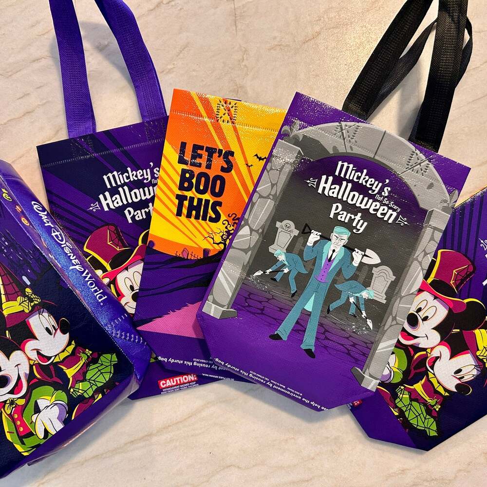 Mickey's Not So Scary Party Treat Bags Lot of 5 Magic Kingdom Disney World 2024
